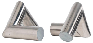 Two Tubes Abstract Sculptures by Rudolf Wolf, 1975, Set of 2
