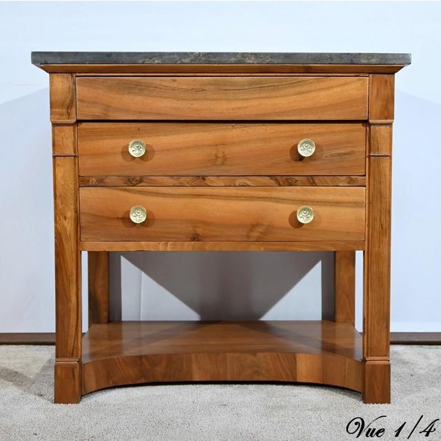 Wood Small Directoire Period Walnut Property Chest of Drawers, Early 19th Century For Sale - Image 7 of 18