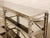 Late 20th Century Chrome & Mirrored Glass Étagère Console With X-Brace Detail For Sale - Image 12 of 12