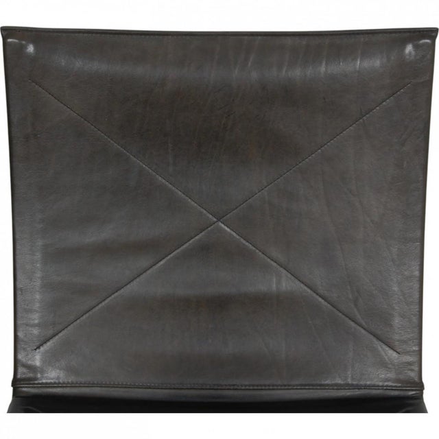 PK-22 Chair in Black Grace Leather by Poul Kjærholm For Sale - Image 9 of 16