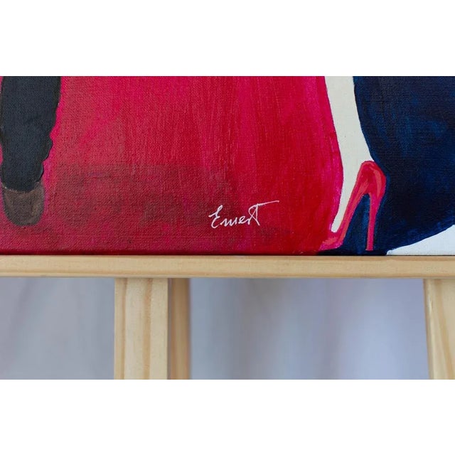 Ernest Carneado Ferreri, Entrando al baile, 2000s, Acrylic Painting For Sale - Image 4 of 6