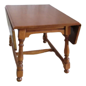Mid 20th Century Pa House Pennsylvania Maple Drop Leaf Table