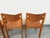 Vintage Chairs in Elm and Leather from Maison Regain, 1970s-1980s, Set of 4 For Sale - Image 16 of 18