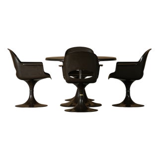 Space Age Dining Set by Kurz, Germany, 1970s, Set of 5 For Sale