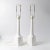 Large Danish White Ceramic Table Lamps from Soholm, 1960s, Set of 2 For Sale - Image 6 of 12