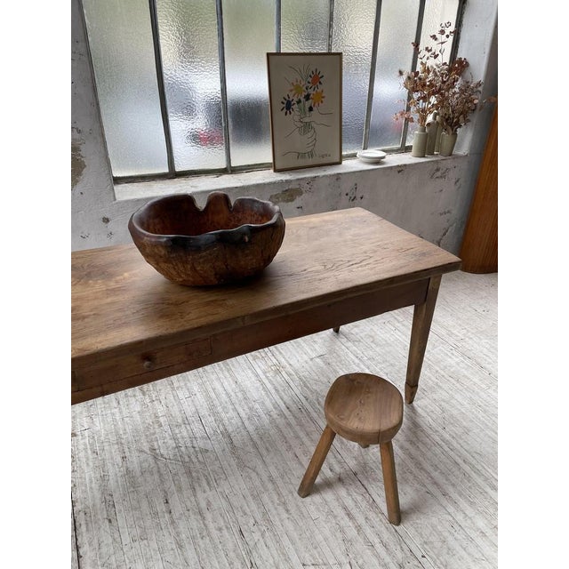 Brown Cedar Root Wooden Flat Dish, 1950s For Sale - Image 8 of 18