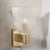 1960s Mid-Century Hand-Blown Murano Fluted Pulegoso Glass Sconce by Barovier & Toso For Sale - Image 5 of 13