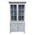 Vintage Gustavian Painted Wood Display Cabinet For Sale