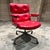 1970s Herman Miller Eames Red Time Life Executive Office Chair For Sale - Image 9 of 12