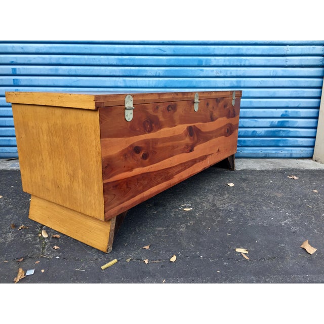 Vintage Lane MidCentury Modern Cedar Chest Chairish