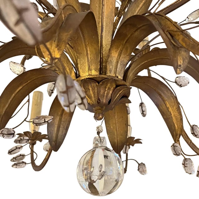 Large 1Chandelier from Maison Bagués, 1960s For Sale - Image 4 of 7