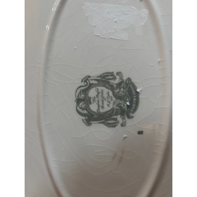 English 1980s Portmeirion Compleat Angler Salmon Fish Oval Platter 14" For Sale - Image 3 of 5