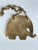 1970s Vintage 1970s Red Enameled Brass Elephant Charm For Sale - Image 5 of 7