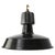 Paint Vintage Factory Pendant Lamp in Black Enamel and Cast Iron from GAL For Sale - Image 7 of 7