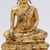 Late 19th Century Thai Gilt Bronze Seated Earth Touching Buddha Figure For Sale - Image 5 of 16