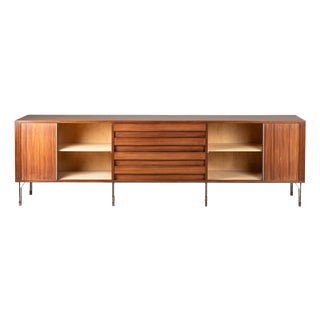 Mid-Century Wooden Sideboard, 1960s For Sale