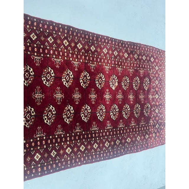 Red Rug in Wool For Sale - Image 3 of 9