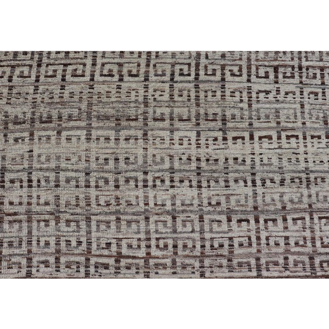 Modern Khotan Wool Rug in Brown by Keivan Woven Arts 10'8 X 14'2 For Sale - Image 4 of 11