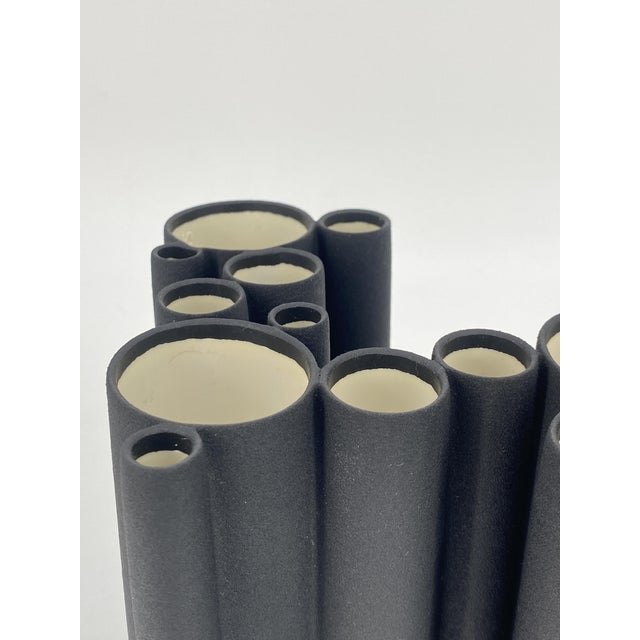 2000 - 2009 Cylindrical Vinyl Vase by Robert Bronwasser, Studio Smool for Goods, Netherlands For Sale - Image 5 of 15