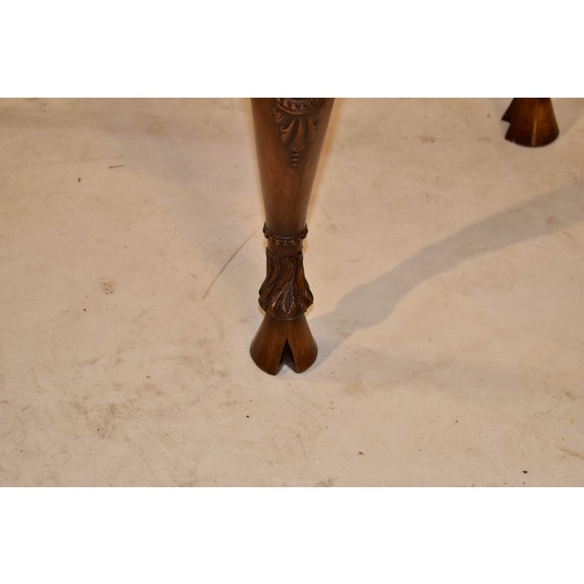 Early 19th Century English Walnut Stool For Sale - Image 9 of 13