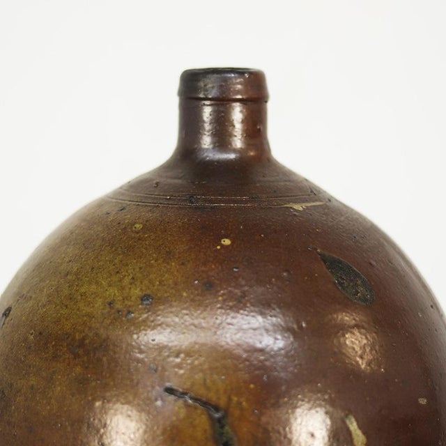 19th Century German Earthenware Jug or Vase For Sale - Image 5 of 11