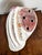 Pink Large Vintage Mexican Hand Painted Ceramic Shell For Sale - Image 8 of 10