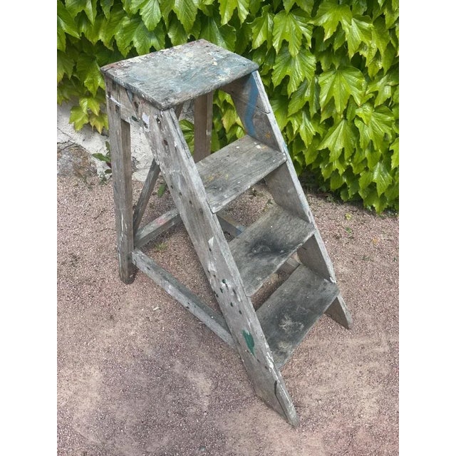 1950s Vintage Step Ladder, 1950s For Sale - Image 5 of 10