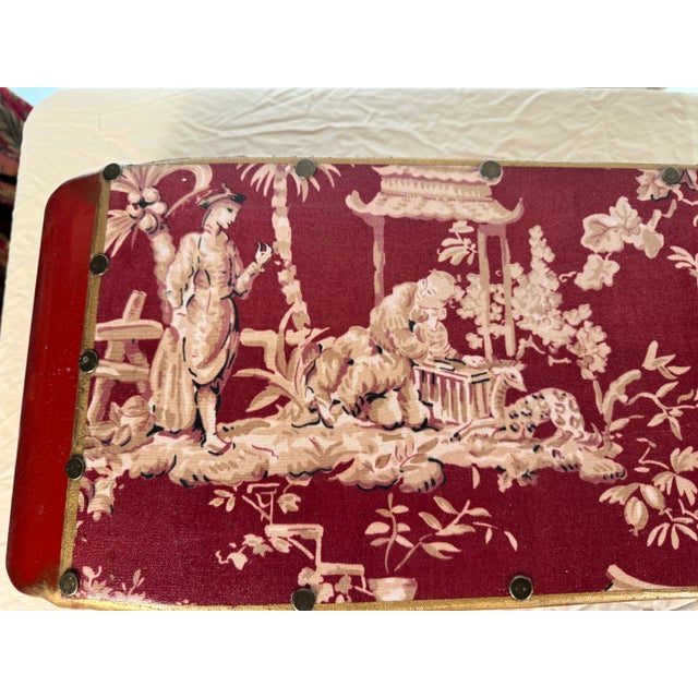 19th Century Carved Hardwood Bamboo Motif Chinoiserie Scrolled Stand For Sale - Image 4 of 10