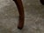 English 1820s Mahogany Stool with Floral Themed Upholstery and Cabriole Legs For Sale In Atlanta - Image 6 of 10