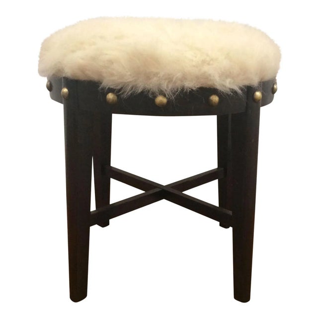 Hollywood Regency Style Stool For Sale - Image 4 of 4