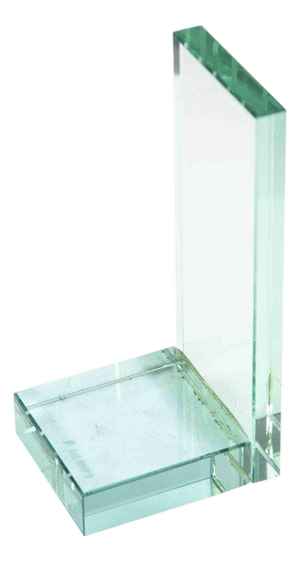 Mid-Century Minimalist Glass Bookend by A&G Marco, Italy, 1970s