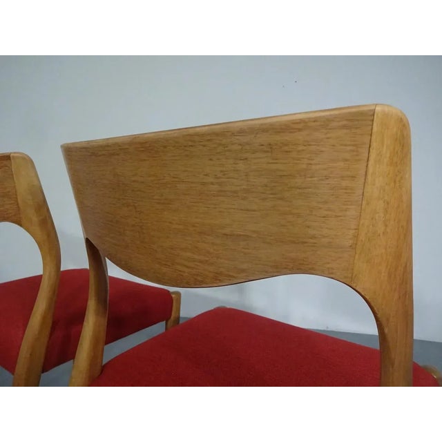 Set of Danish Oak Dining Chairs, 1960s For Sale - Image 10 of 17