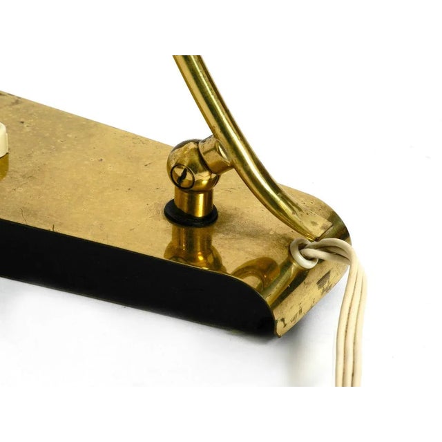 Mid-Century Modern Brass Desk Lamp with Acrylic Glass Lampshade, 1950s For Sale - Image 13 of 18