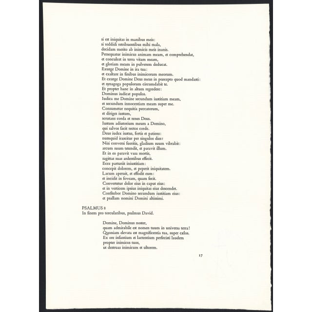 Green 1968 Salvador Dalí Biblia Sacra Lithograph "Beati Pauperes... Beati Mites ... Beati", (Beatitudes) For Sale - Image 8 of 11