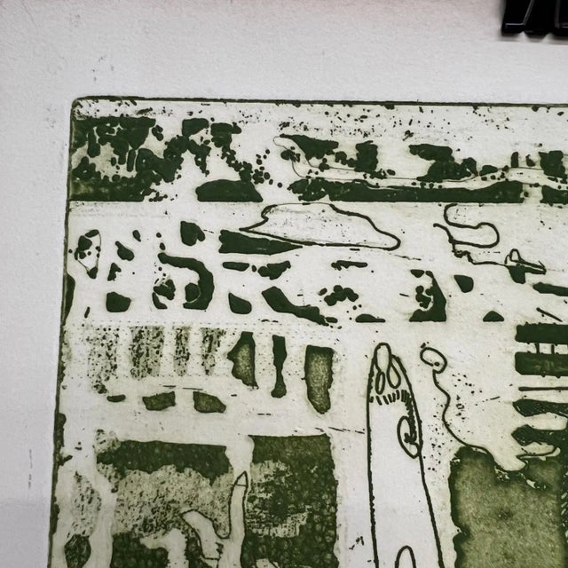 1970s Mamie Troxell Organic Modern Abstract Artwork For Sale - Image 9 of 10