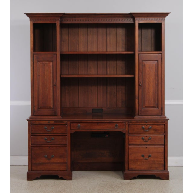 Traditional Lexington Bob Timberlake Cherry Desk W. Hutch Top For Sale - Image 3 of 18
