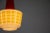 Red Mid-Century Red and Yellow Glass Pendant Lamp For Sale - Image 8 of 16