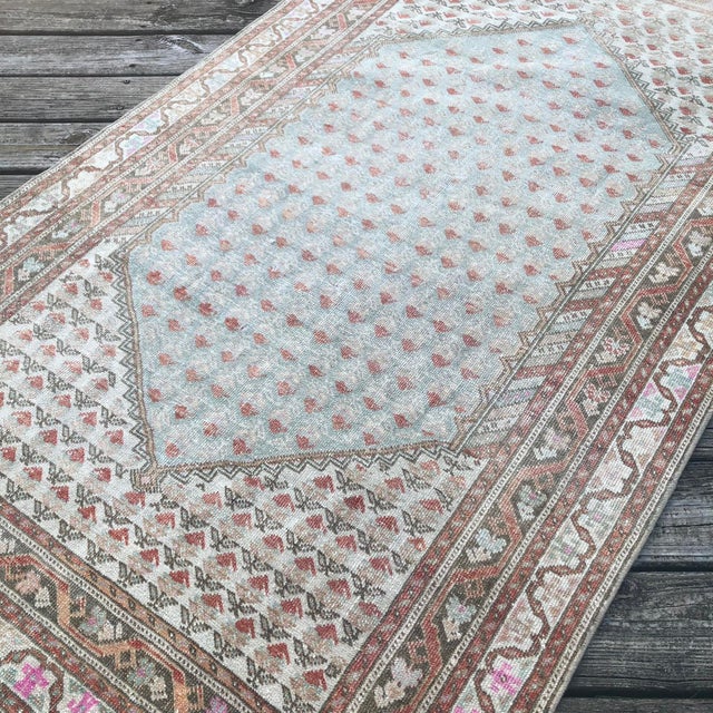 Antique Turkish Gordes Rug | Floral | 4'x7' For Sale - Image 4 of 7