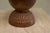 Table Lamp in Carved Wood with Shade in Woven Jute, 1960s For Sale - Image 6 of 15