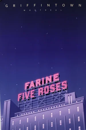 2020 Contemporary Montreal Poster - Farine Five Rose, Griffintown