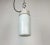 Industrial White Porcelain Pendant Light with Milk Glass, 1970s For Sale - Image 6 of 13
