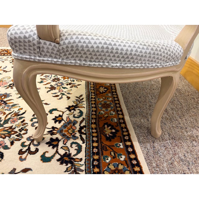 1980s Pair of Vintage French Country Arm Chairs For Sale - Image 11 of 12