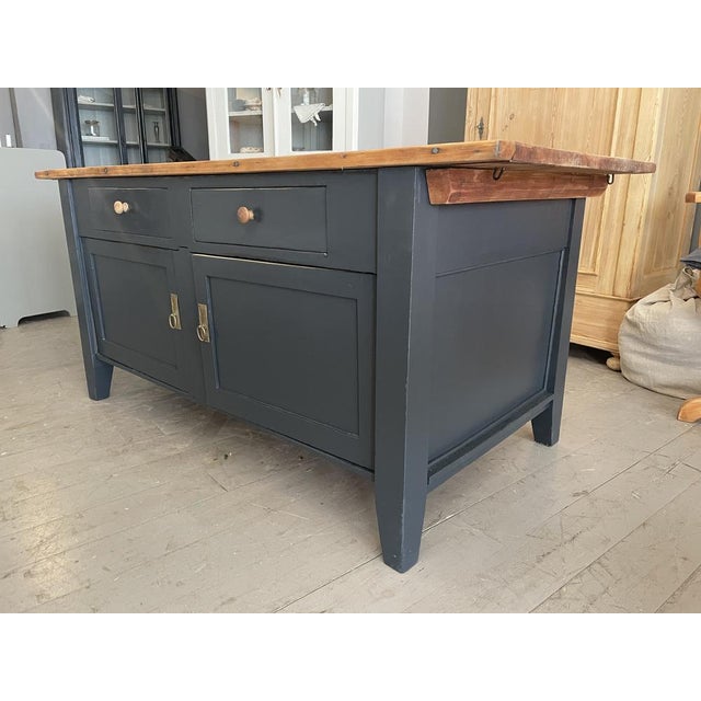 Large Brown and Grey Chest of Drawers For Sale - Image 11 of 16