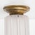 Vintage Brass and Glass Ceiling Lamp, 1940s For Sale - Image 9 of 16