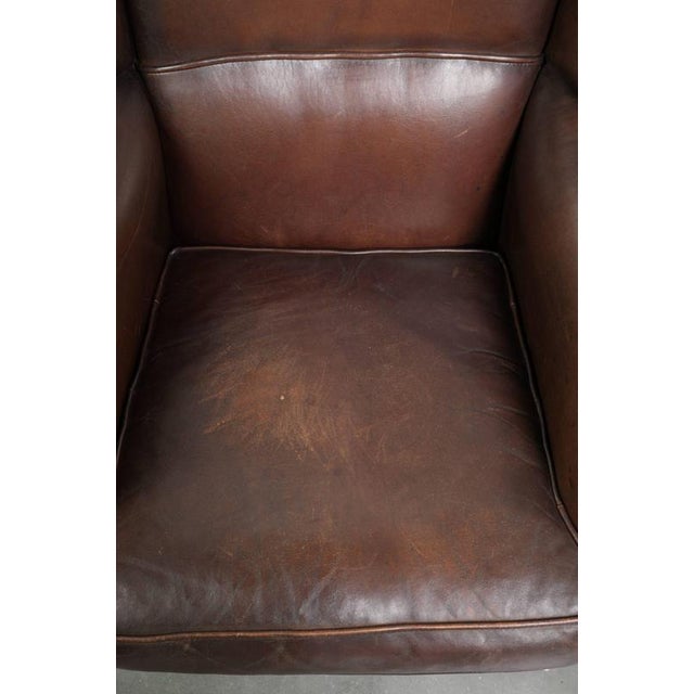 English Sheepskin Wingbacks with Colors, Set of 2 For Sale - Image 5 of 18