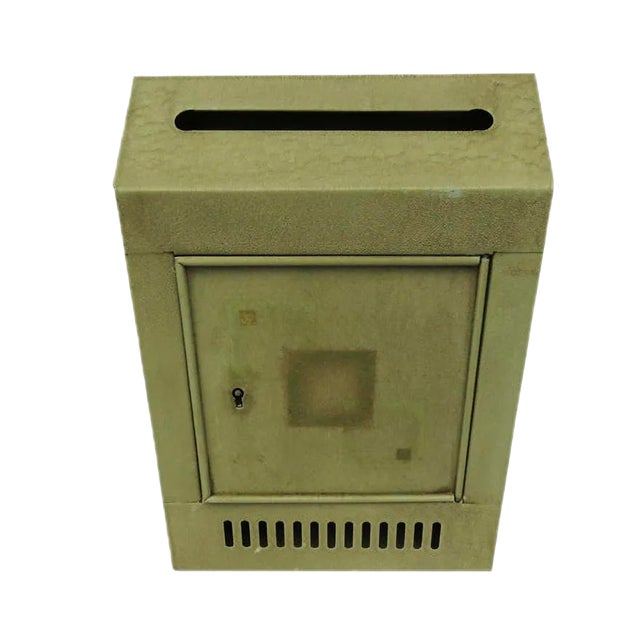 Art Deco Metal Mailbox For Sale