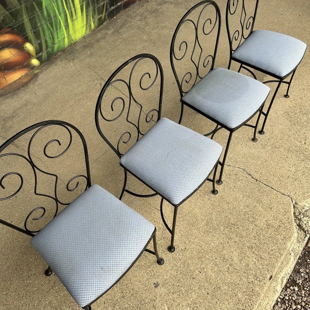 Mid 20th Century Salterini Outdoor Dining Chairs Set of 4 For Sale - Image 5 of 12