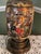 Gold Vintage 31" Japanese Satsuma Moriage Table Lamp With Pleated Shade For Sale - Image 8 of 18