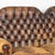 Mid 20th Century Vintage Brown Leather Three Seat Chesterfield Sofa For Sale - Image 4 of 14