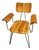 From the Source Teak Plywood Chair With Hairpin Legs For Sale